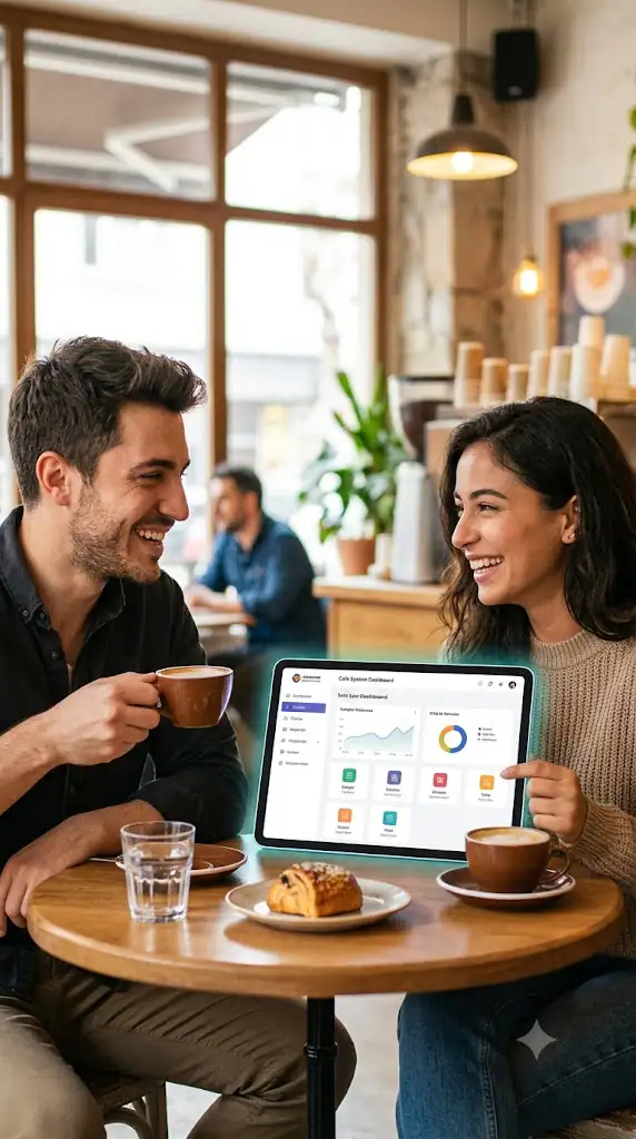 Menu — category tabs and product images